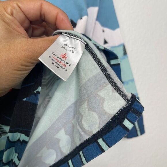 Krimson Klover Baselayer Top Scenic Apres Ski Anyone Small Sky Blue Snow Winter - Picture 9 of 10